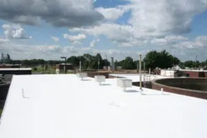 restored white roof